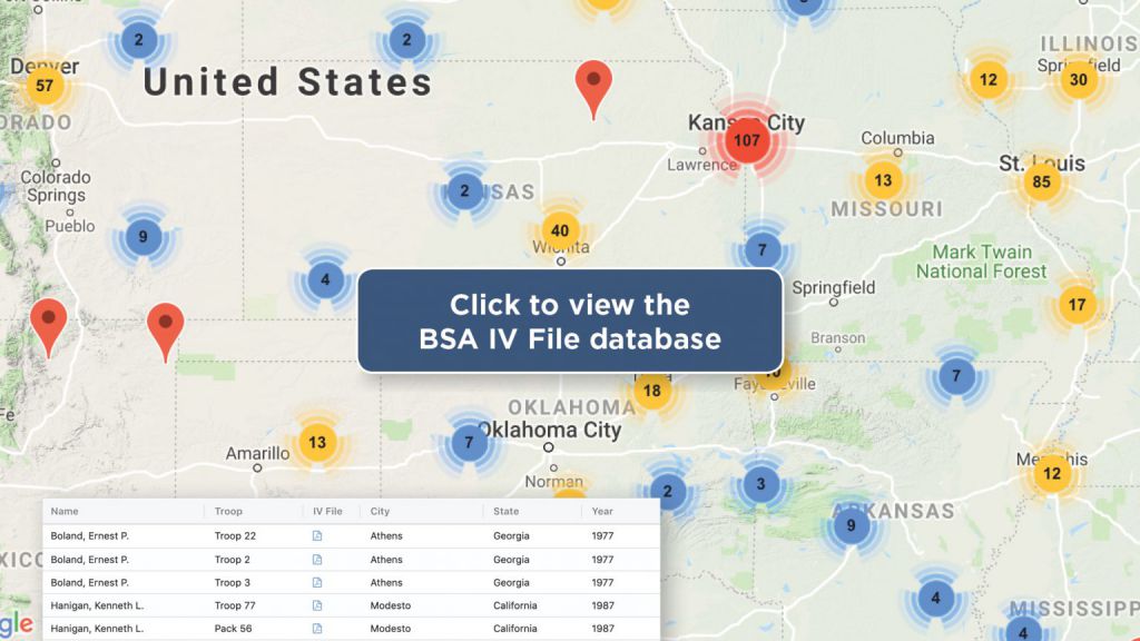 Clickable image link to the Boy Scouts IV File Database