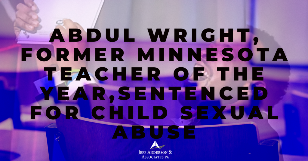 Abdul Wright, Former Minnesota Teacher of the Year, Sentenced for
