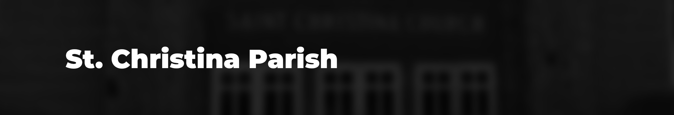 St. Christina Parish_Banner